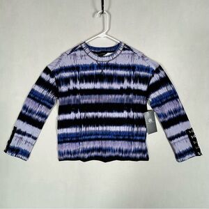 Rock & Republic NWT Long Sleeve Women’s S Animal Instinct Lattice Sleeve Funky